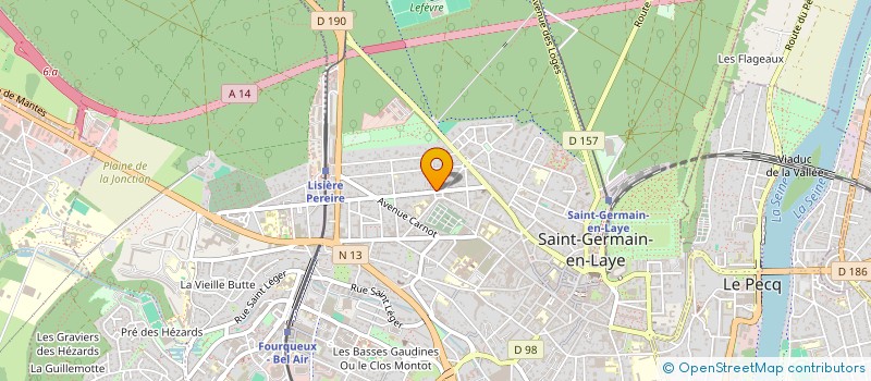 localisation de l'entreprise PERLESINGES  SAINT-GERMAIN-EN-LAYE