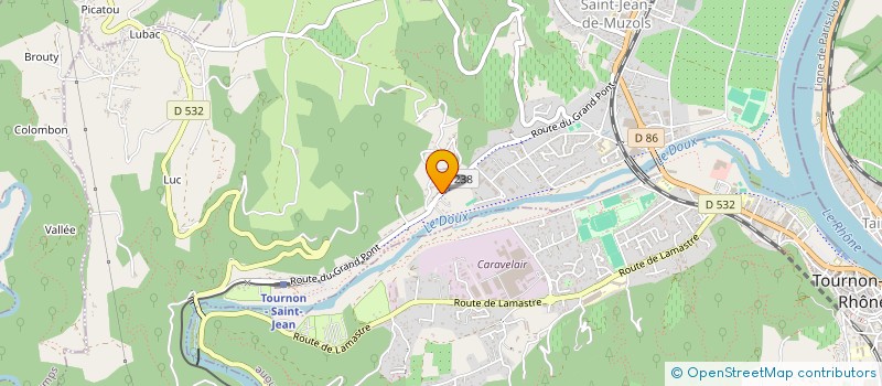 localisation de l'entreprise PERLETTE à SAINT-JEAN-DE-MUZOLS