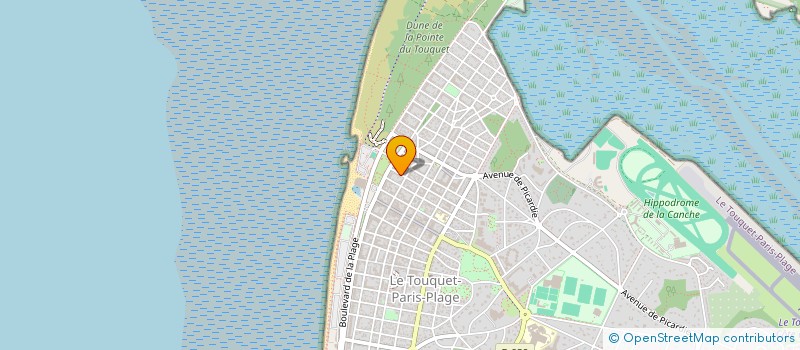 localisation de l'entreprise PERLETTE à LE TOUQUET-PARIS-PLAGE