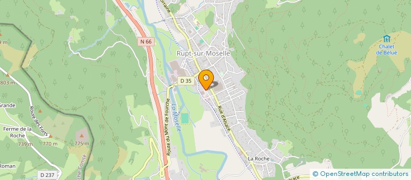 localisation de l'entreprise PERLI à RUPT-SUR-MOSELLE