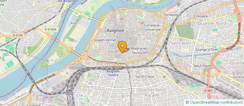 localisation de l'entreprise PERLIER à AVIGNON