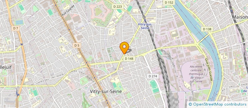 localisation de l'entreprise PERLIET à VITRY-SUR-SEINE