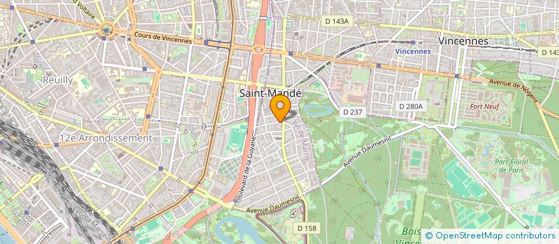 localisation de l'entreprise PERLIGERIM  SAINT-MANDE