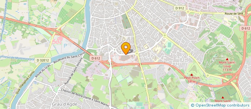 localisation de l'entreprise PERLINA à AGDE