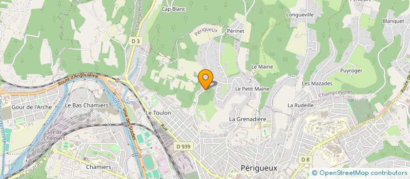 localisation de l'entreprise PERLINE IMMO 24 à PERIGUEUX