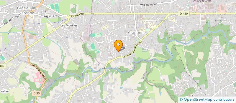 localisation de l'entreprise PERLONZ'EN  GREZIEU-LA-VARENNE