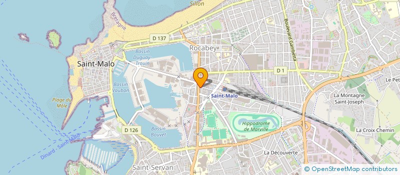 localisation de l'entreprise PERLOUINE  SAINT-MALO