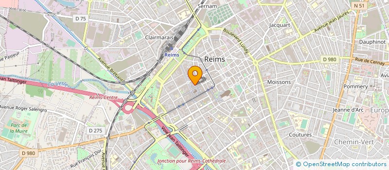 localisation de l'entreprise PERLSTEIN DUVAL  REIMS