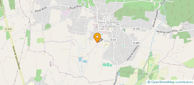 localisation de l'entreprise PERMA CIRCUS FAMILHA  SAINT-QUENTIN-LA-POTERIE