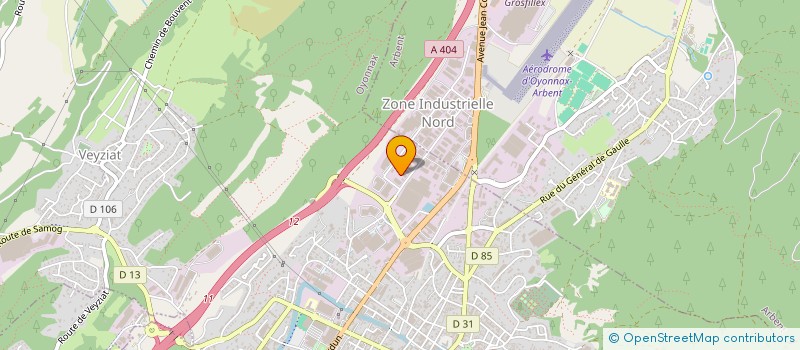 localisation de l'entreprise PERMA SERAP à ARBENT