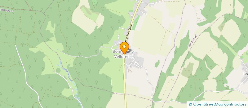 localisation de l'entreprise PERMABILIS  BONNEVENT-VELLOREILLE