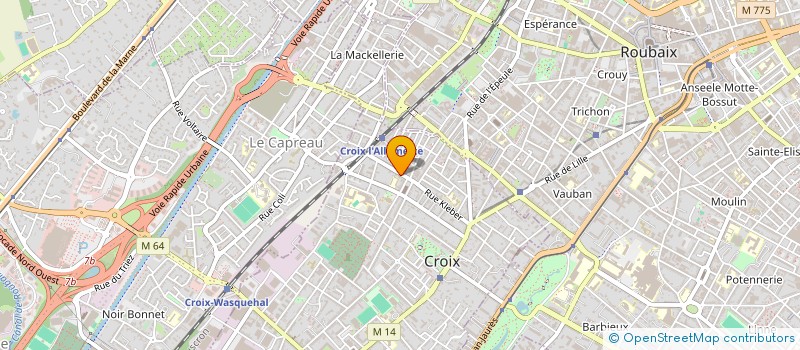 localisation de l'entreprise PERMACULTURE HUMAINE  CROIX