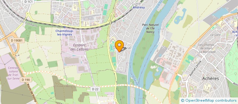 localisation de l'entreprise PERMAFRHOST  ANDRESY