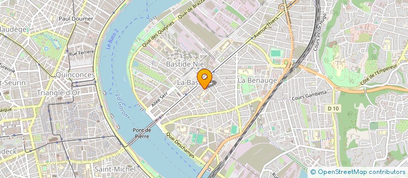 localisation de l'entreprise PERMAFROST  BORDEAUX