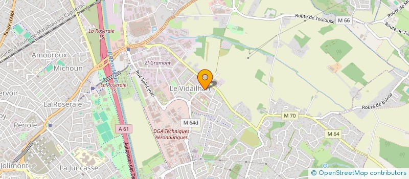 localisation de l'entreprise PERMAKUP TOULOUSE à BALMA