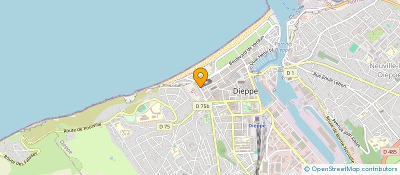 localisation de l'entreprise PERMALGOCULTURE  DIEPPE
