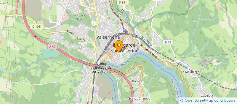 localisation de l'entreprise PERMALYS à VALSERHONE