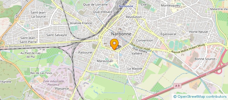 localisation de l'entreprise PERMAN URGENC LIBERA MEDECI AIRE NARBO à NARBONNE