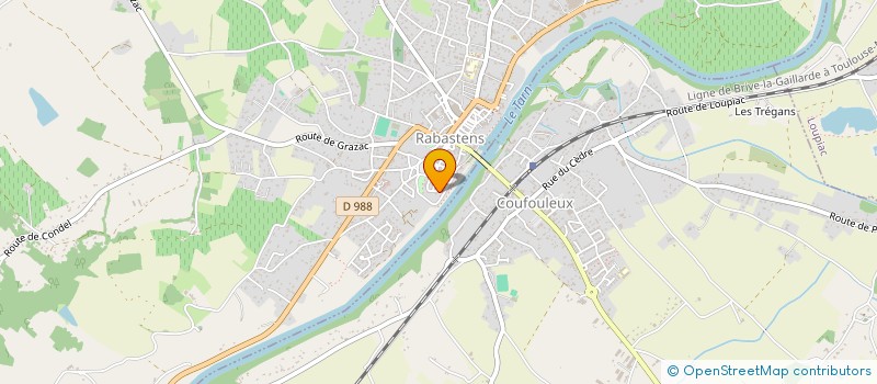 localisation de l'entreprise PERMANENCE DE MR ROBERT PISTRE  RABASTENS