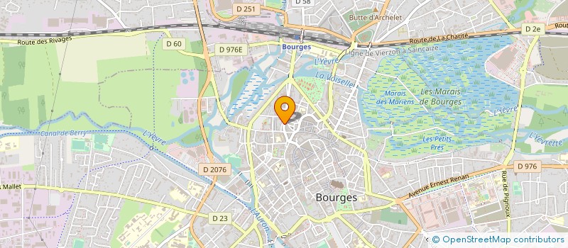 localisation de l'entreprise PERMANENCE J F DENIAU à BOURGES