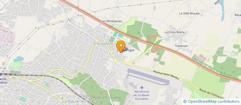 localisation de l'entreprise PERMANENCE RPR à LA BAULE-ESCOUBLAC