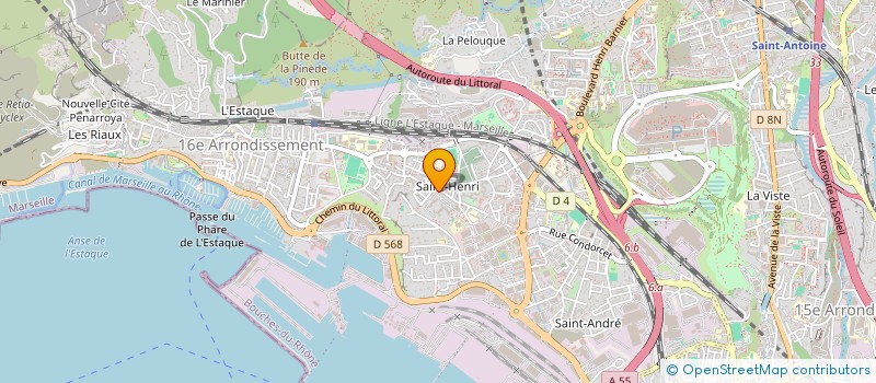 localisation de l'entreprise PERMANENCE SANTE RABELAIS  MARSEILLE