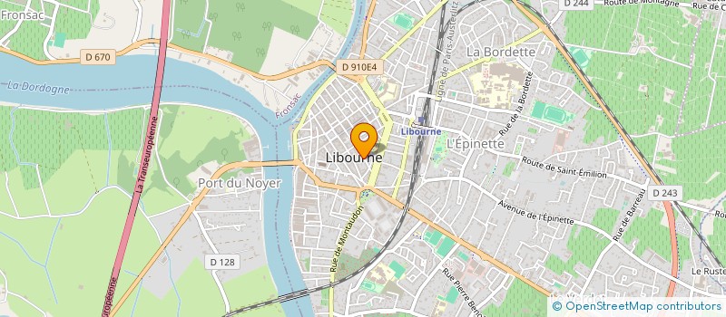 localisation de l'entreprise PERMANENCES DE LA LITTERATURE à LIBOURNE