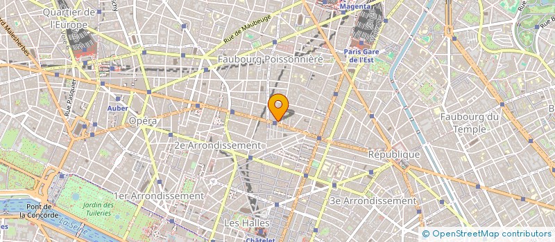 localisation de l'entreprise PERMANENT FILES SAS  PARIS