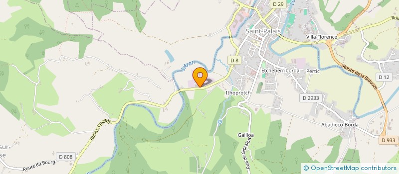 localisation de l'entreprise PERMANT DISTRIBUTION GROUPE SAS  SAINT-PALAIS