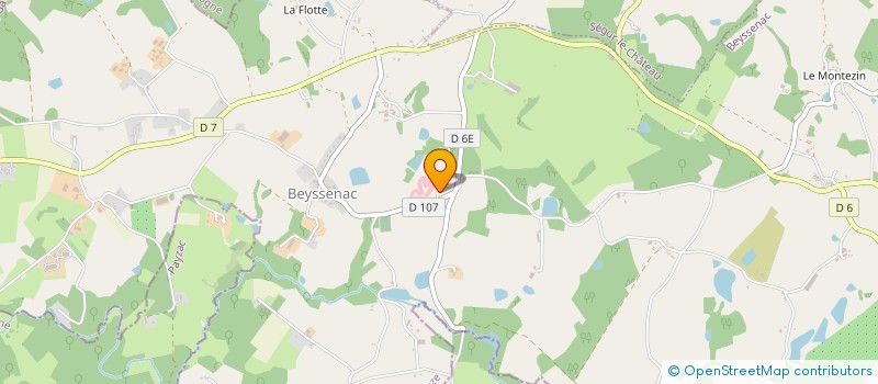 localisation de l'entreprise PERMATREK  BEYSSENAC