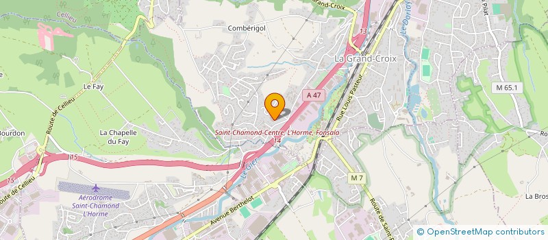 localisation de l'entreprise PERMECA EROSION  LA GRAND-CROIX