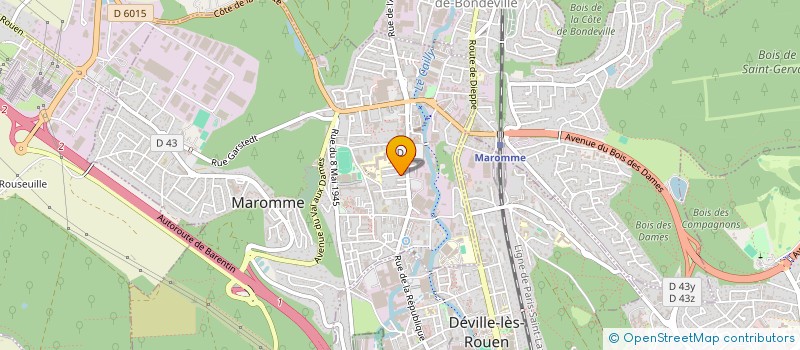 localisation de l'entreprise PERMEDIAG  MAROMME