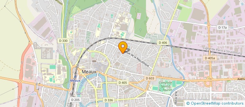 localisation de l'entreprise PERMEUTAIN à MEAUX