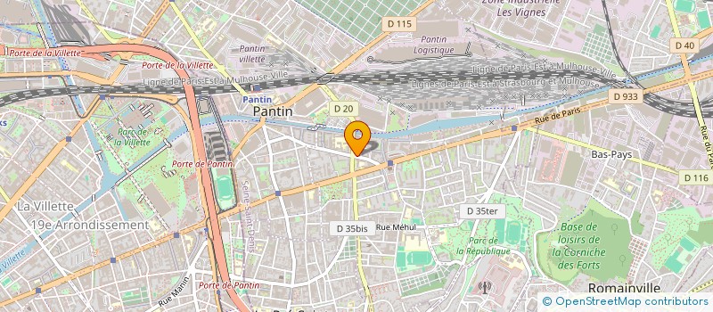 localisation de l'entreprise PERMILIB à LES LILAS