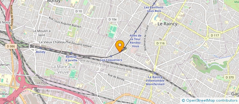 localisation de l'entreprise PERMIS+  VILLEMOMBLE