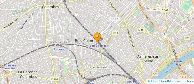 localisation de l'entreprise PERMIS A A Z à BOIS-COLOMBES