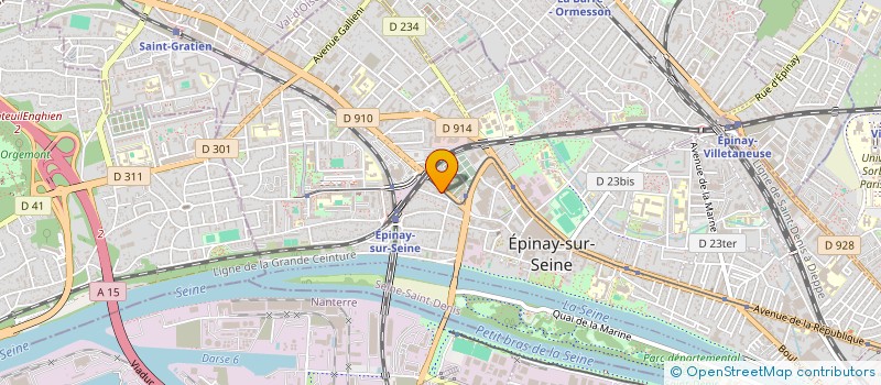localisation de l'entreprise PERMIS AUTO à EPINAY-SUR-SEINE