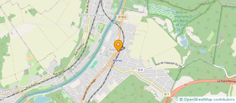 localisation de l'entreprise PERMIS B DIRECT  MERIEL