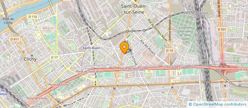 localisation de l'entreprise PERMIS BONPLAN à SAINT-OUEN-SUR-SEINE