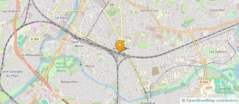 localisation de l'entreprise PERMIS DE CONSTRUIRE 72  LE MANS