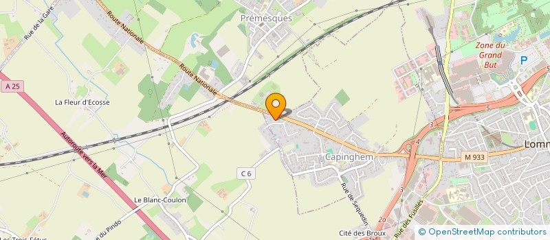 localisation de l'entreprise PERMIS EXPRESS à LILLE