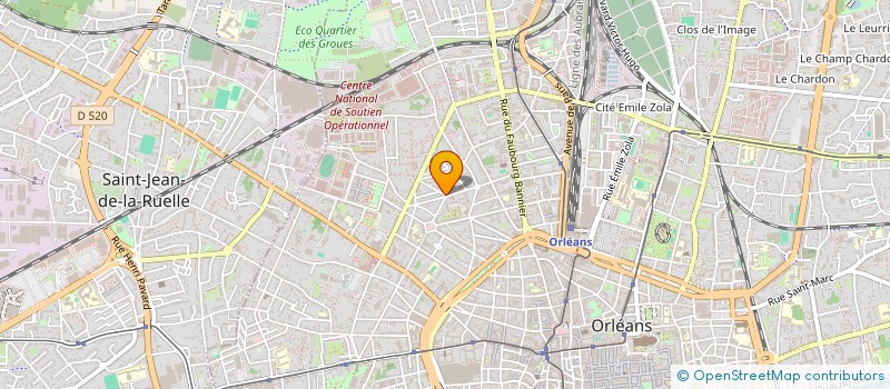 localisation de l'entreprise PERMIS FRANCE FORMATION  ORLEANS