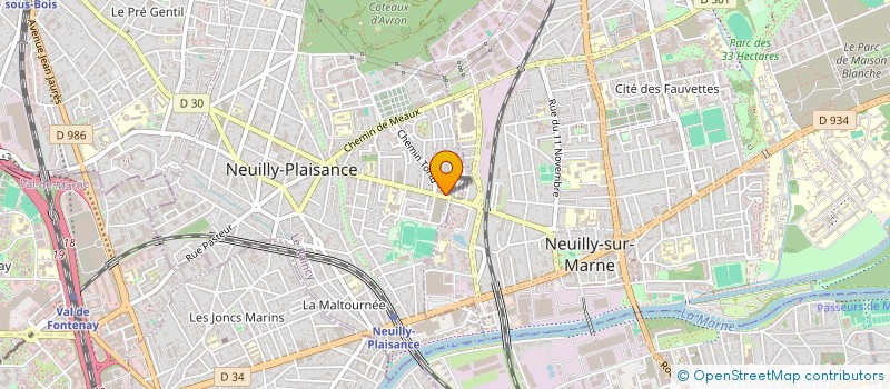 localisation de l'entreprise PERMIS FREE  NEUILLY-PLAISANCE