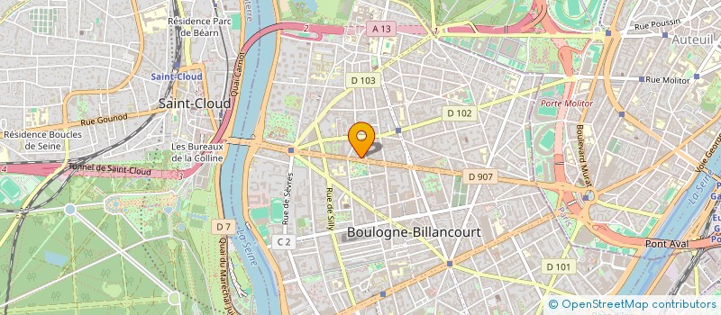localisation de l'entreprise PERMIS KC à BOULOGNE-BILLANCOURT