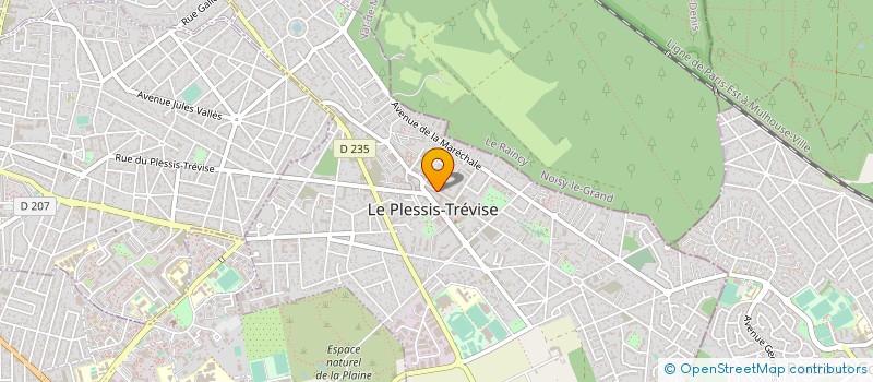 localisation de l'entreprise PERMIS PETITS PRIX  LE PLESSIS-TREVISE