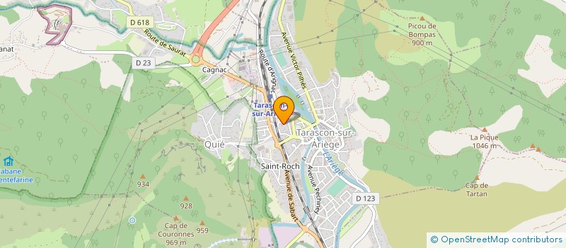 localisation de l'entreprise PERMIS PLUS ARIEGE à TARASCON-SUR-ARIEGE