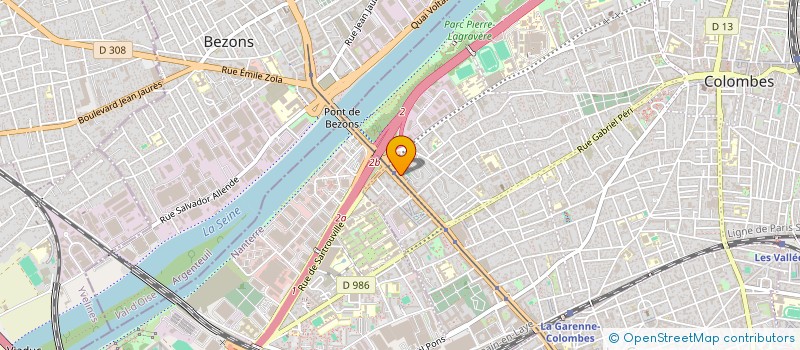 localisation de l'entreprise PERMIS RADIN à COLOMBES