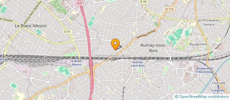 localisation de l'entreprise PERMIS RAPID à AULNAY-SOUS-BOIS