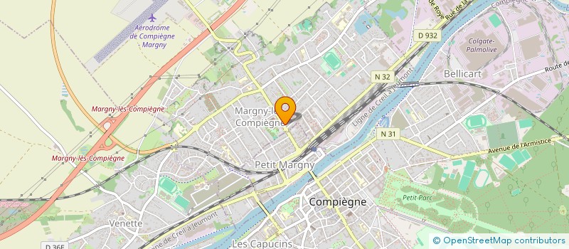 localisation de l'entreprise PERMIS SOLO  MARGNY-LES-COMPIEGNE