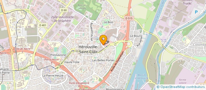 localisation de l'entreprise PERMIS TOUT BENEF à HEROUVILLE-SAINT-CLAIR